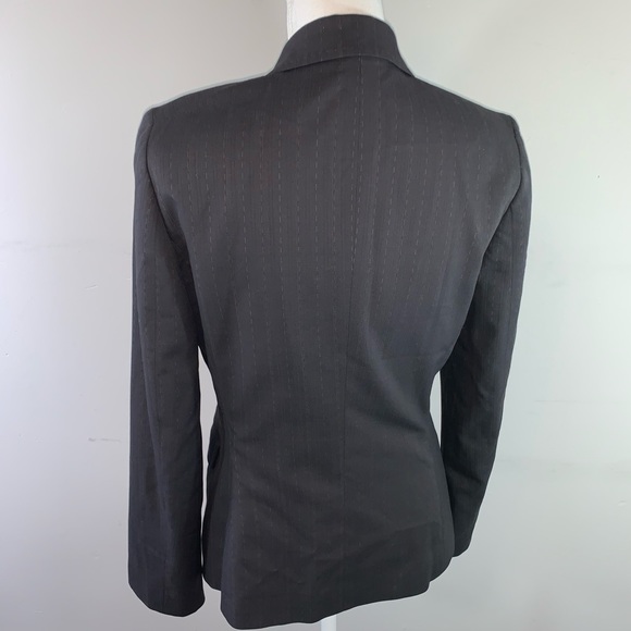 Elie Tahari Dark Gray Blazer Suit Jacket Sz 6 - Picture 2 of 5